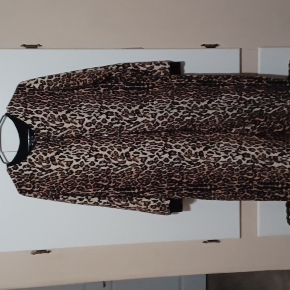 Leopard print adult onsie